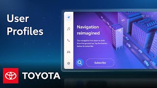 How To User Profiles on Toyotas New Audio Multimedia System  Toyota [upl. by Yhotmit]