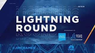 Lightning Round ServiceNow is a buy right here says Jim Cramer [upl. by Lander]