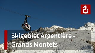 Skigebiet Argentière  Grands Montets [upl. by Enirual630]