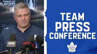 Maple Leafs Media Availability Playoff Practice  April 28 2024 [upl. by Inattyrb]