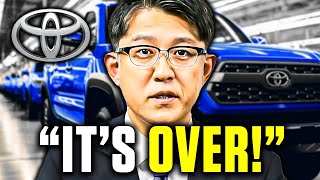 HUGE NEWS Toyota CEO Just SHUT DOWN EV Production [upl. by Shank]