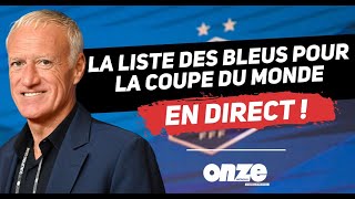 La liste de Deschamps pour la Coupe du Monde en direct [upl. by Ethe]