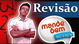 Revisão Final ENEM Toda matemática  Gabarite a prova do ENEM de matemática [upl. by Eelyac]