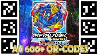 All 600 QRCodes Beyblades Quadstrike  Все 600 QrCODES Бейблэйдов Quadstrike  Beyblade Burst [upl. by Aran154]