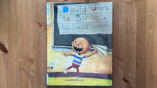 Ash Ash reads David Goes to School by David Shannon David [upl. by Eitisahc]