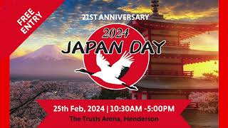 Japan Day is on 25th February at the Trusts Arena Henderson Auckland Come and enjoy [upl. by Leirbma]