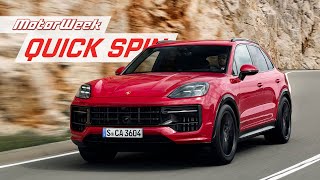 2025 Porsche Cayenne GTS  MotorWeek Quick Spin [upl. by Tiedeman908]