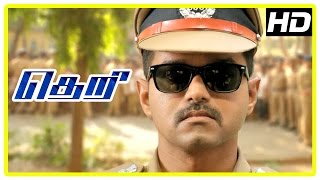 Theri movie  Vijay intro as IPS officer  Prabhu  Rajendran  Kaali Venkat  Raadhika  Samantha [upl. by Bonni]