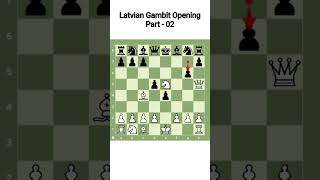 Chess Opening Day  218Latvian Gambit Opening Part  02 [upl. by Aniara944]