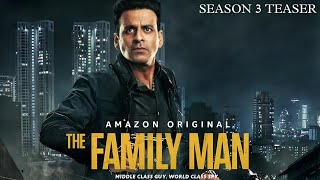 The Family Man Season 3 I Official Release Date I Family Man Season 3 Official Trailer [upl. by Semajwerdna]