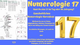 Numerologie 17 [upl. by Airdnaid]