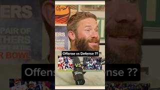 Julian Edelman Talks Offense Vs Defense 🤯🏈 julianedelman patriots [upl. by Amsirp401]