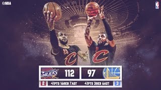 Warriors vs Cavaliers Game 5 NBA Finals  061316 Full Highlights [upl. by Eleynad]