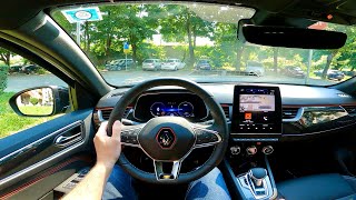 New RENAULT MEGANE CONQUEST Arkana 2022  POV test drive ETECH Hybrid 145 HP [upl. by Eneles305]