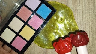 EYESHADOW SLIME ASMR  Slime House  slimeasmr video [upl. by Ynnot]