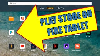 Install the Google Play Store on Fire Tablets in 2022 WORKING TUTORIAL [upl. by Sudnor]