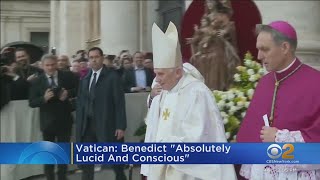 Vatican shares update on Pope Benedicts health [upl. by Ahseela]