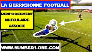 Spécifique gardien de but RENFORCEMENT MUSCULAIRE ASSOCIÉ GOALKEEPER TRAINING Berrichonne Football [upl. by Anora712]