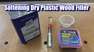 Quick Tip Softening DAP Plastic Wood Filler [upl. by Catharine]