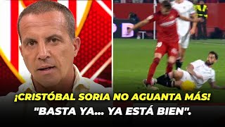 😠 Cristóbal Soria EXPLOTA y en el MINUTO 85 ¡PASA ESTO [upl. by Atinram]