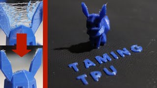 How to improve printing TPU on Ender 3 V2 and other Bowden Printers  reduce or remove stringing [upl. by Jacques]