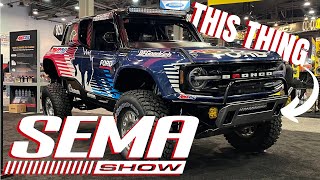 SEMA Broncos Day 3 We Found The Ford Performance Race Bronco A Must See [upl. by Ashraf19]