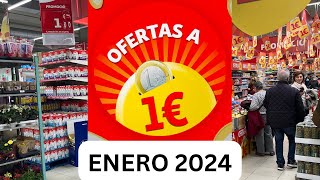 Todo a 1 Euro ALCAMPO Enero 2024 Ofertas de 1 Euro  January 2024 [upl. by Lisbeth]