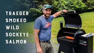 Traeger Smoked Sockeye Salmon  How to smoke salmon on a pellet smoker [upl. by Yekcim616]