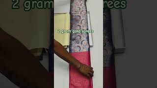 2 gram gold sarees Rs850 WhatsApp number 8807886162 elampillai pattu soft handloom sarees [upl. by Ahsenid378]