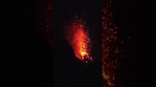 Stromboli volcano erupting from SE crater [upl. by Ylrebmyk522]