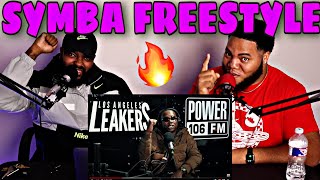 Symba Freestyle w The LA Leakers  Freestyle 104  REACTION [upl. by Mailand]