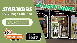 MCM Comic Con  London amp Hasbros Event 1027  Star Wars The Vintage Collection figuren [upl. by Sucramrej507]