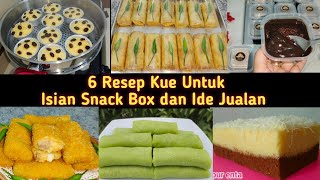 6 Resep Kue Untuk Isian Snack Box dan Ide Jualan [upl. by Oirramed]