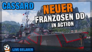 NEUER 10er der Franzosen im Spiel  Cassard  World of Warships Live Gelaber [upl. by Genet]