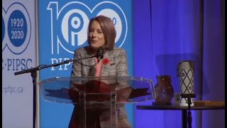 AGM 2019  Debi Daviau PIPSC President [upl. by Adiaj393]