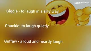 16 WORDS FOR LAUGHING [upl. by Leeann]