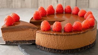 How to Make No Bake Chocolate Cheesecake [upl. by Selim]