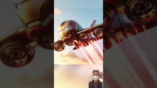 AIRPLANE kiska best hai 🤯😎 spiderman vs venom vs Ironman 🤯viralshortsavengersai [upl. by Noillimaxam]