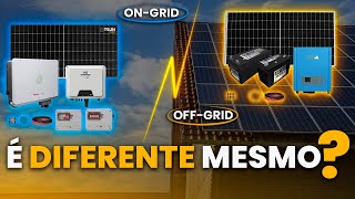 ENERGIA SOLAR Posso usar o mesmo número de PLACAS SOLARES no off grid [upl. by Frodina]