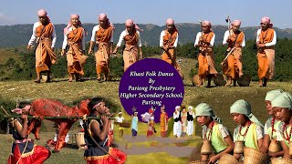 Khasi Folk Dance Pariong Presbytery Higher Secondary School Parïong [upl. by Neelie]