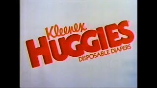 Kleenex Huggies Disposable Diapers ad from 1986 [upl. by Htebarual295]