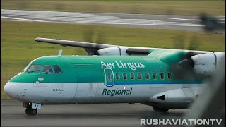 Aer Lingus ATR Takeoff Birmingham Airport BHX [upl. by Devinna]