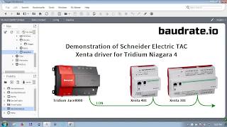 Tridium Niagara  Schneider Electric TAC Xenta [upl. by Seta]