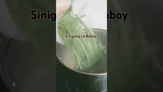 Sinigang na Baboy cooking sinigangnababoy sinigang lunchtime lunch [upl. by Ruddy]