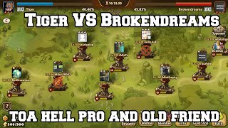 G1 world guild battle Tiger VS Brokendreams  toa hell pro and old friend summoners war [upl. by Dobrinsky173]