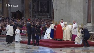 Messe pour la Paix du 1er janvier 2024 à Rome présidée par le pape François [upl. by Enyawd313]