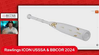 Rawlings ICON Baseball Bat Review 2024 USSSA amp BBCOR [upl. by Maryly]