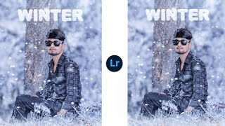 Winter Photo Editing  Lightroom Photo Editing  New Picsart Editing  Nitish Editor [upl. by Eduj]