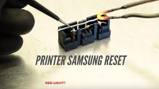 Samsung DRUM RESET  RED LIGHT  Printer error [upl. by Yllek440]