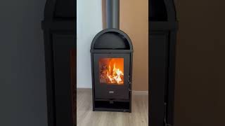 Wood Stove Prity K1 KD in Action – Cozy amp Efficient Heating [upl. by Kutzenco668]